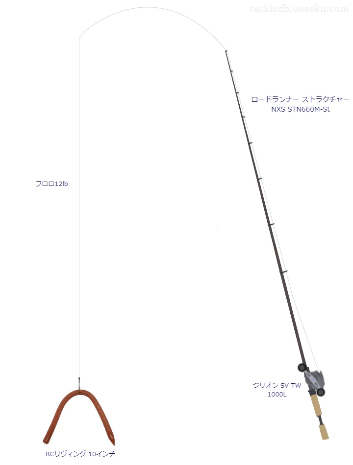 バス釣りに関するタックル、仕掛け図解