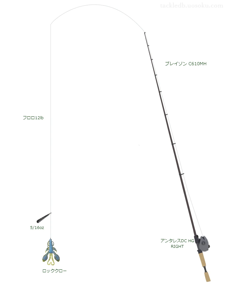 バス釣りに関するタックル、仕掛け図解