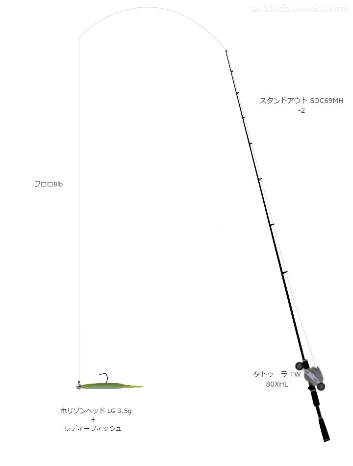 バス釣りに関するタックル、仕掛け図解