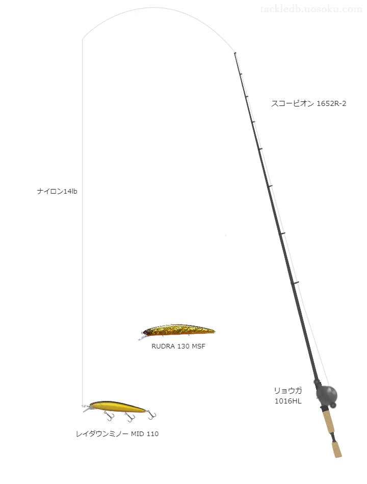 バス釣りに関するタックル、仕掛け図解