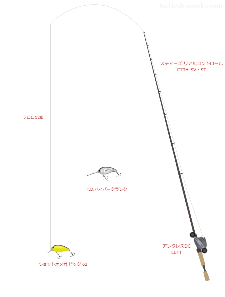 バス釣りに関するタックル、仕掛け図解