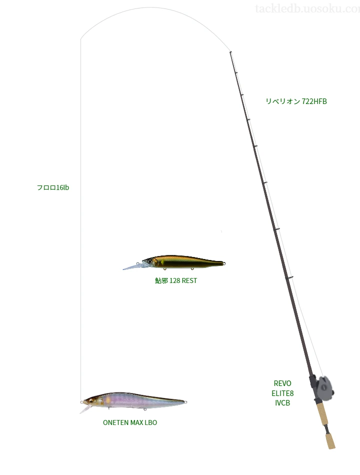 バス釣りに関するタックル、仕掛け図解