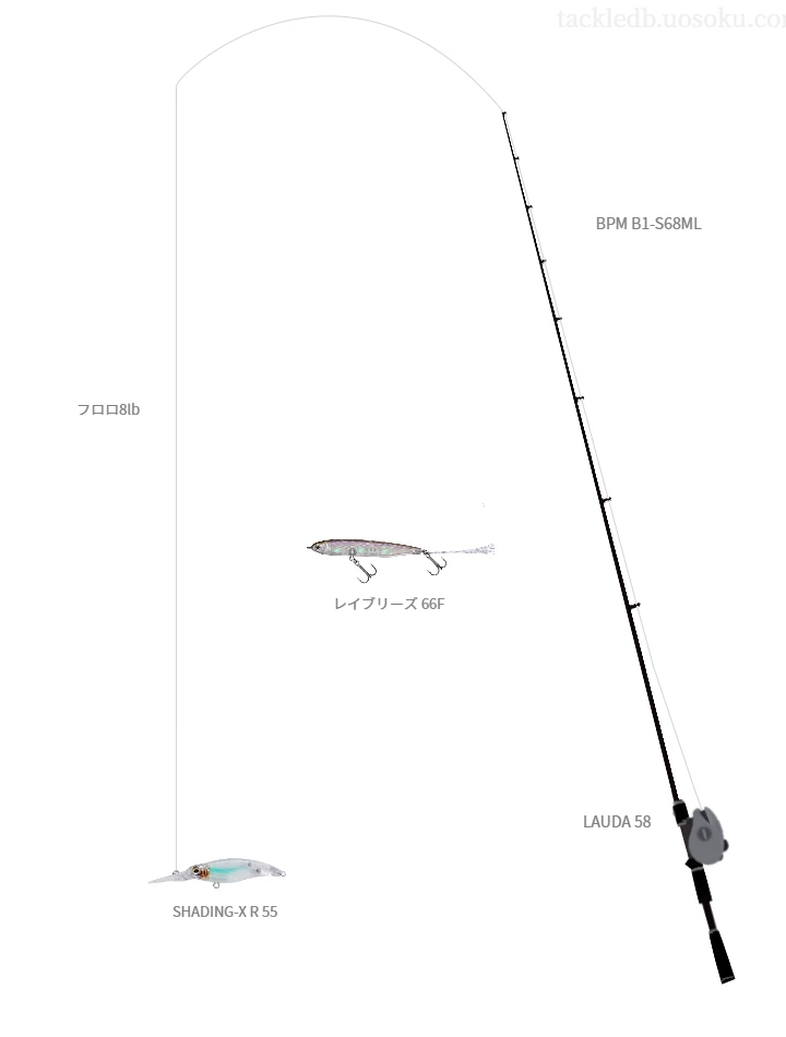 バス釣りに関するタックル、仕掛け図解