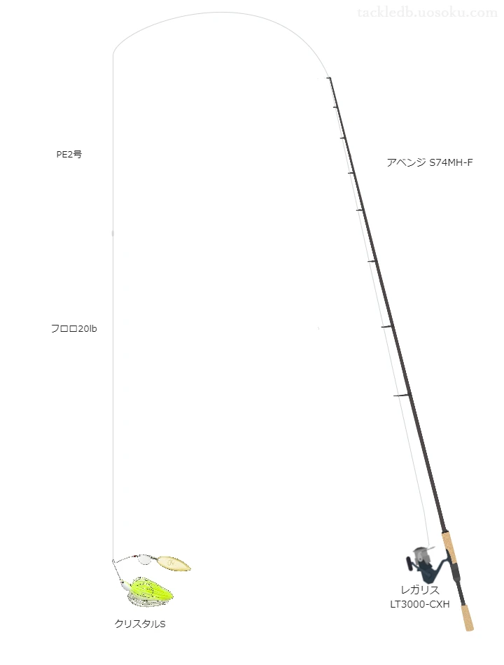 バス釣りに関するタックル、仕掛け図解