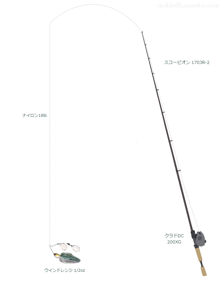 バス釣りに関するタックル、仕掛け図解