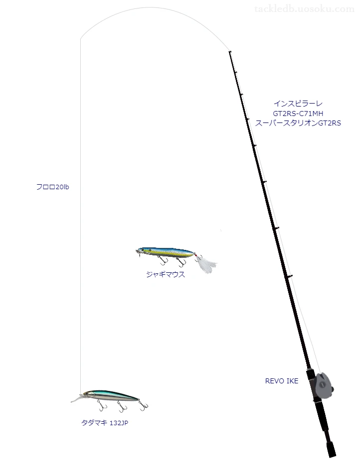 バス釣りに関するタックル、仕掛け図解