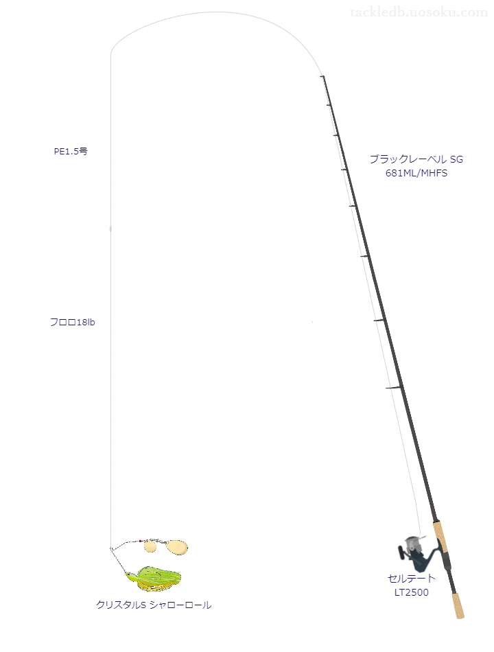 バス釣りに関するタックル、仕掛け図解