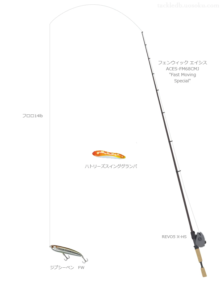 バス釣りに関するタックル、仕掛け図解