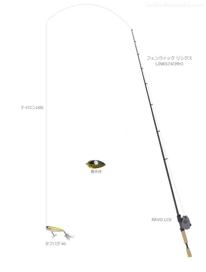 バス釣りに関するタックル、仕掛け図解