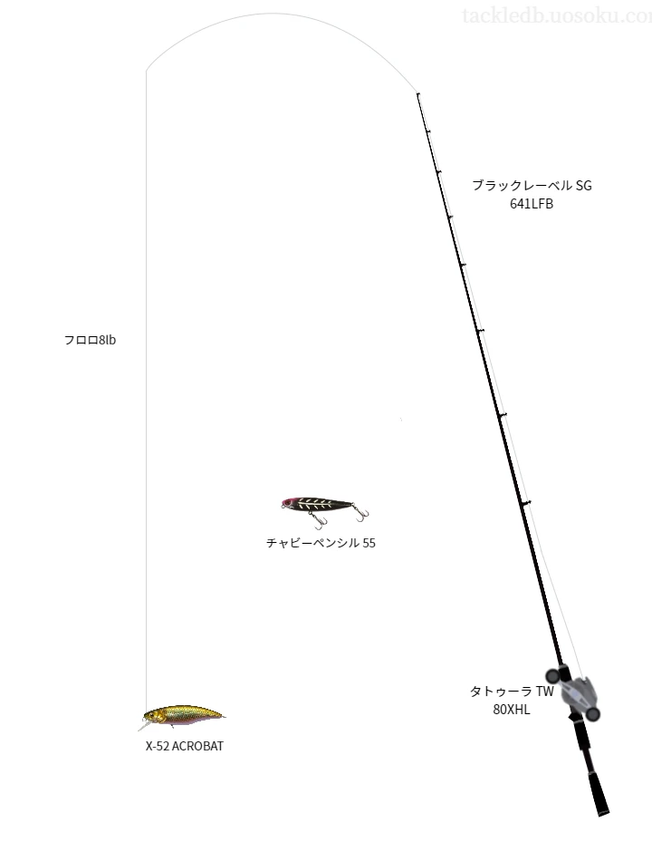 バス釣りに関するタックル、仕掛け図解