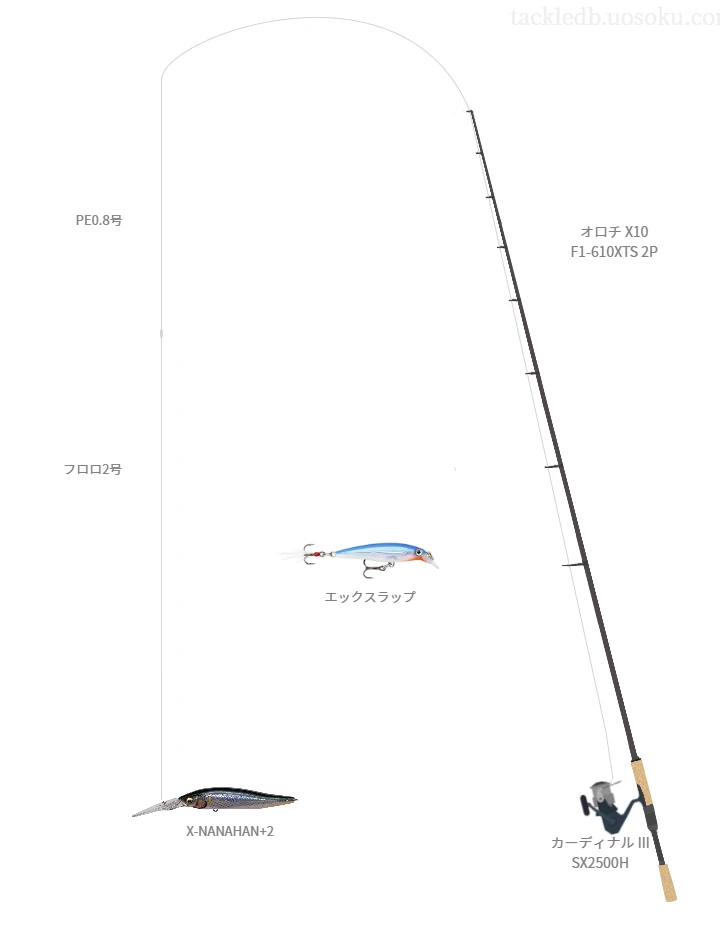 バス釣りに関するタックル、仕掛け図解