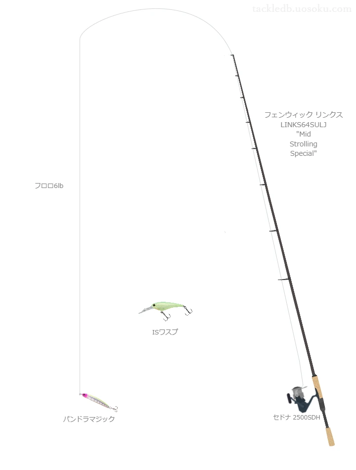 バス釣りに関するタックル、仕掛け図解