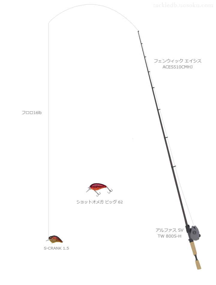 バス釣りに関するタックル、仕掛け図解