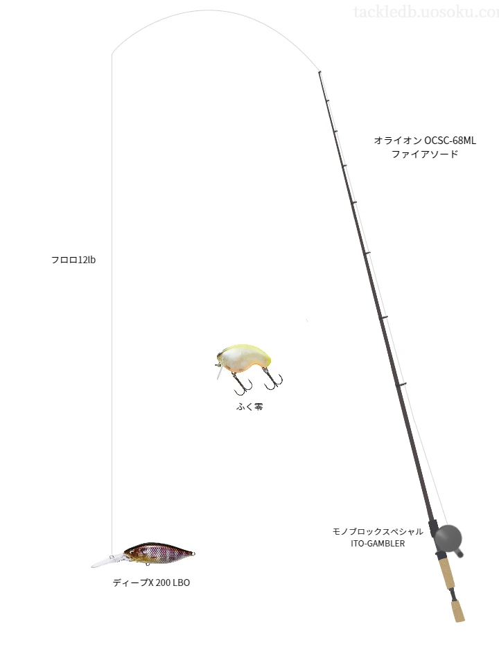 バス釣りに関するタックル、仕掛け図解