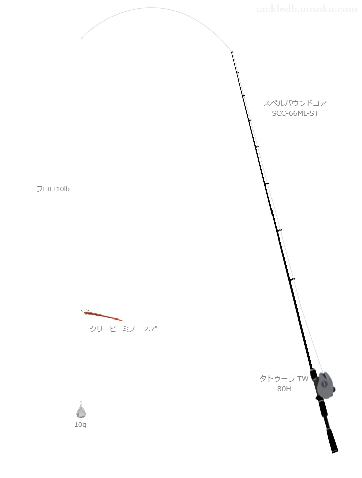 バス釣りに関するタックル、仕掛け図解