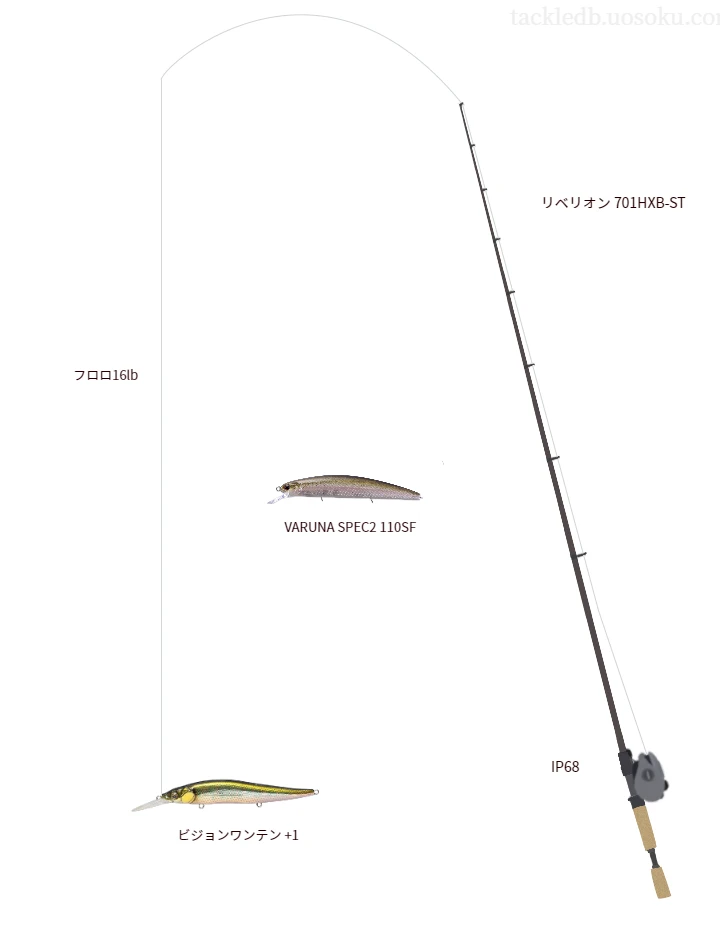 バス釣りに関するタックル、仕掛け図解