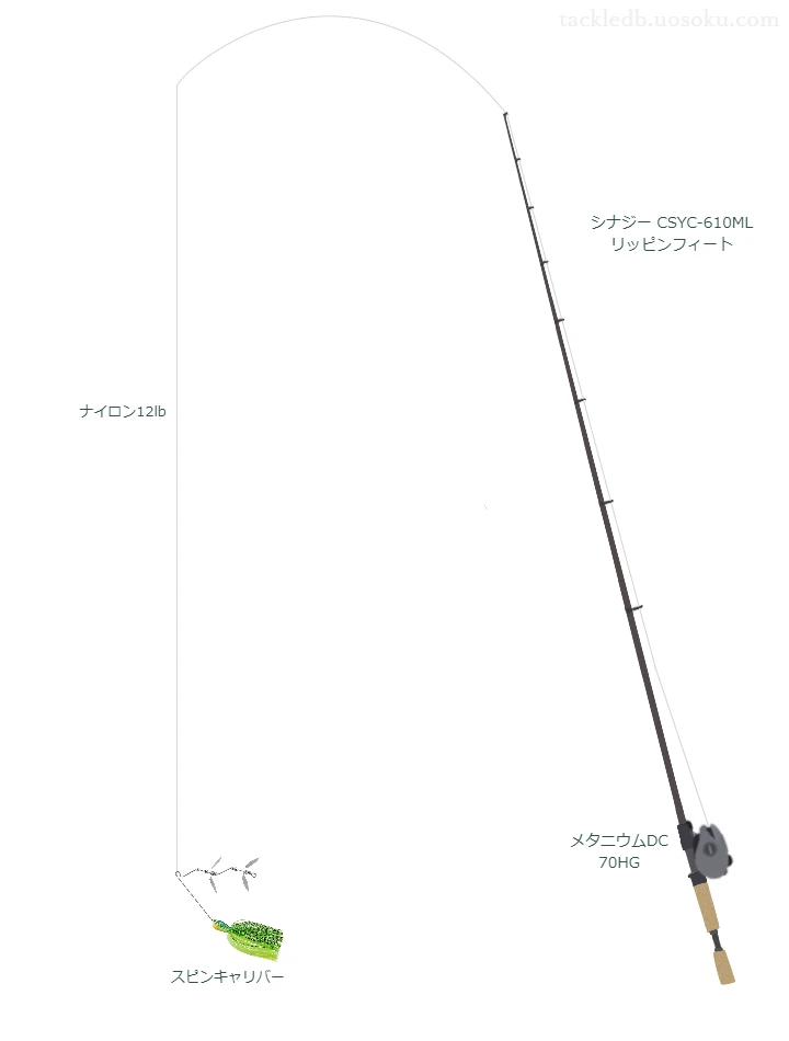 バス釣りに関するタックル、仕掛け図解