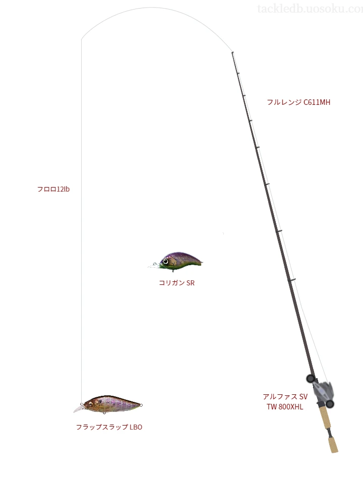 テイルウォークのフルレンジ C611MHを使用したバス釣りタックル【仮想インプレ】