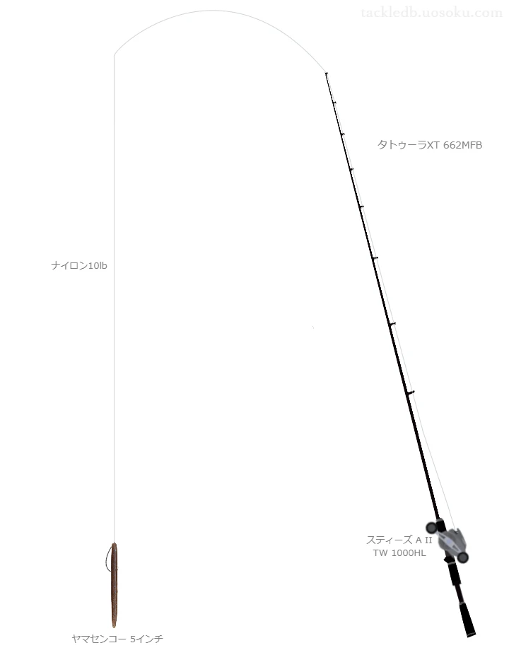 バス釣りに関するタックル、仕掛け図解