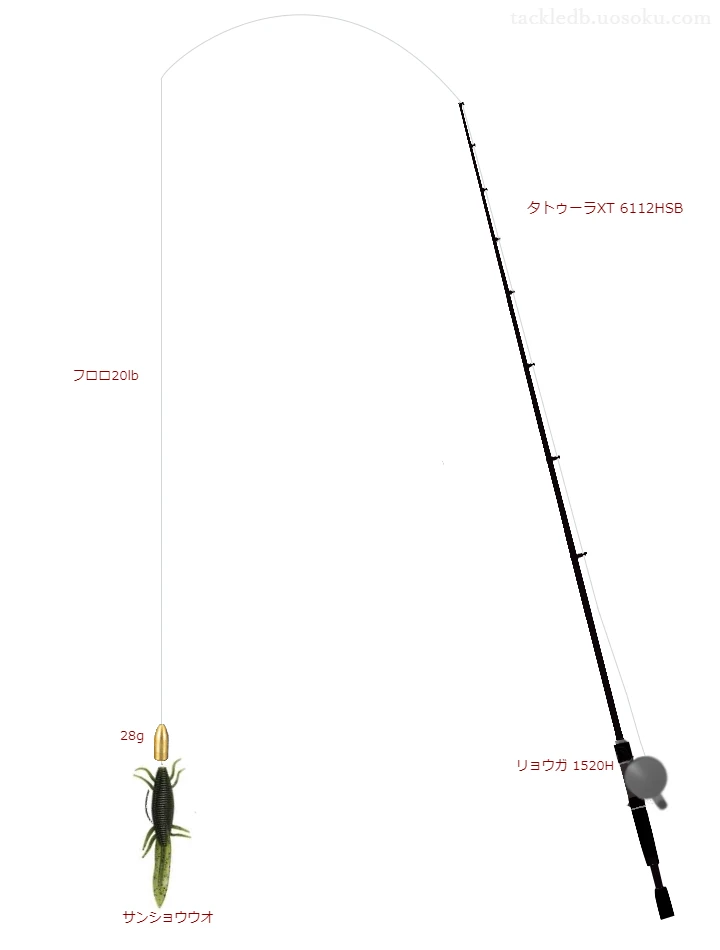 バス釣りに関するタックル、仕掛け図解