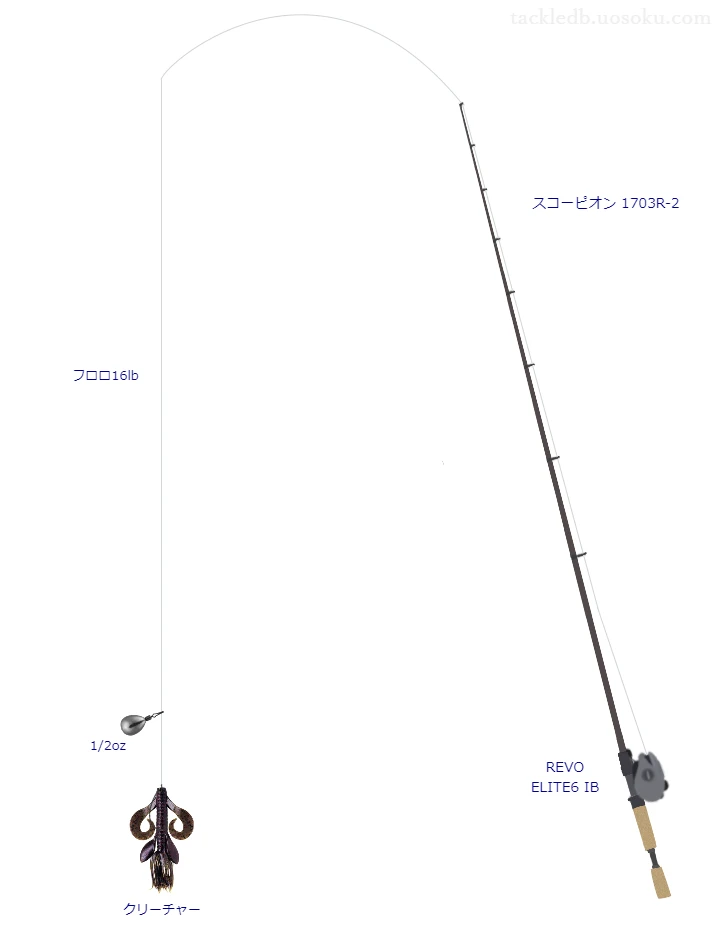 バス釣りに関するタックル、仕掛け図解