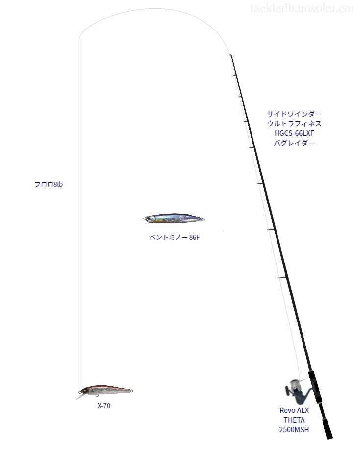 バス釣りに関するタックル、仕掛け図解