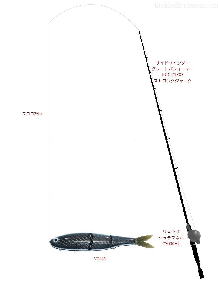 バス釣りに関するタックル、仕掛け図解