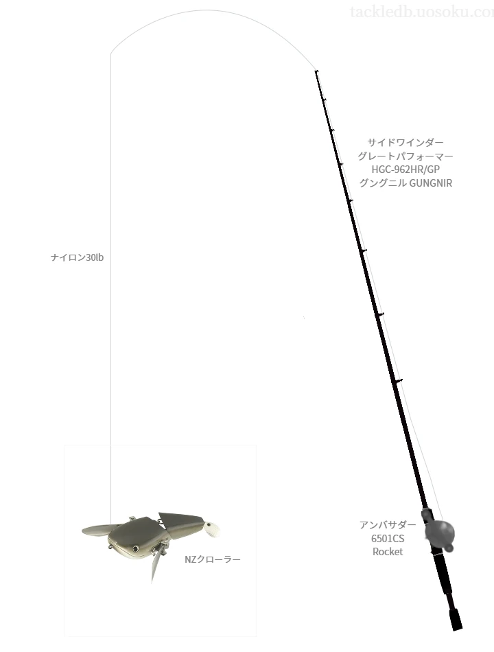 バス釣りに関するタックル、仕掛け図解