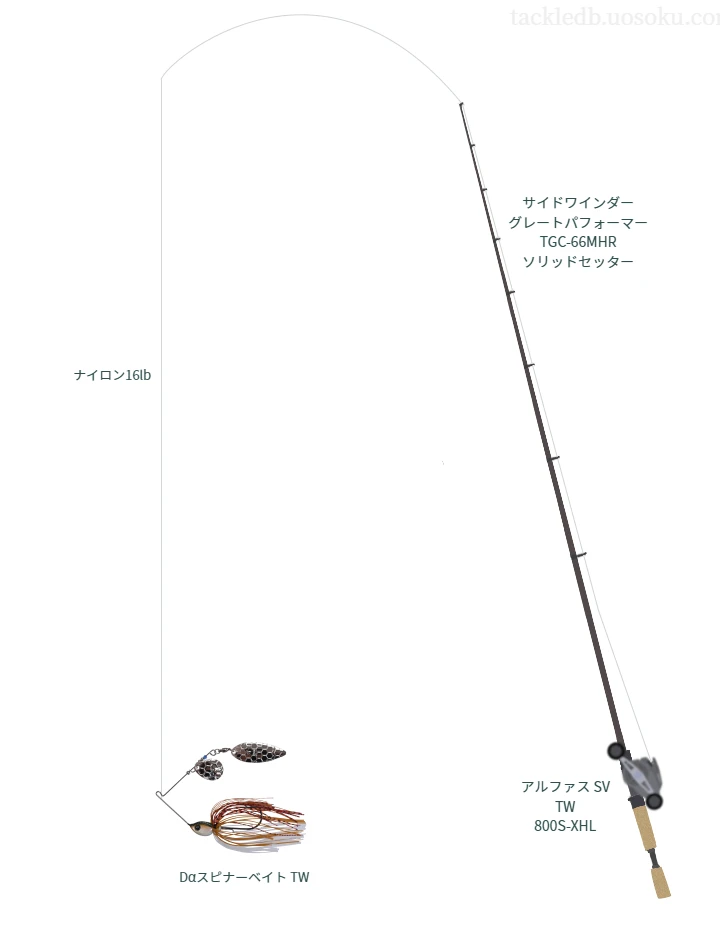 バス釣りに関するタックル、仕掛け図解