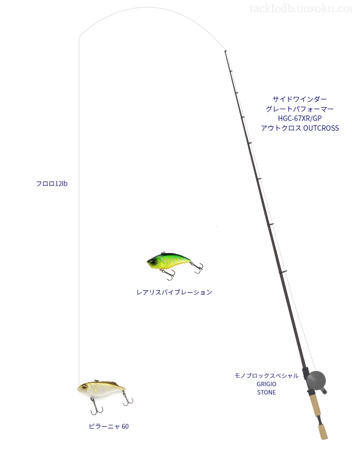 バス釣りに関するタックル、仕掛け図解