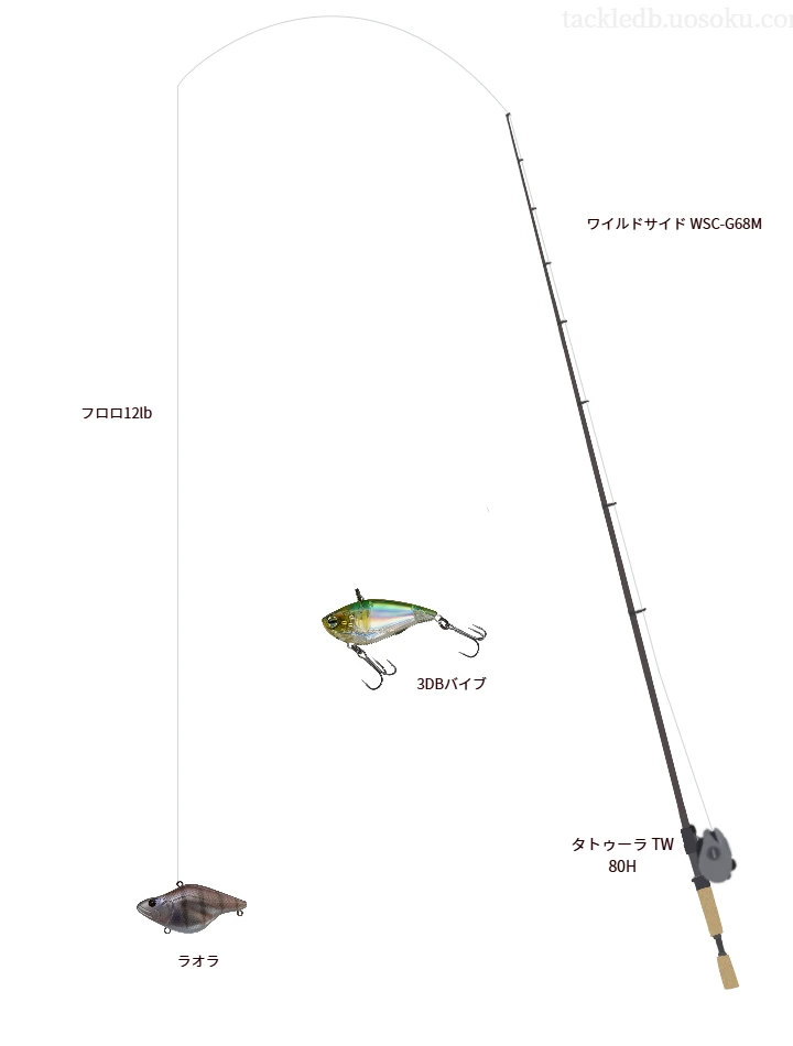 ラオラにおすすめのベイトタックル【ワイルドサイド WSC-G68M】