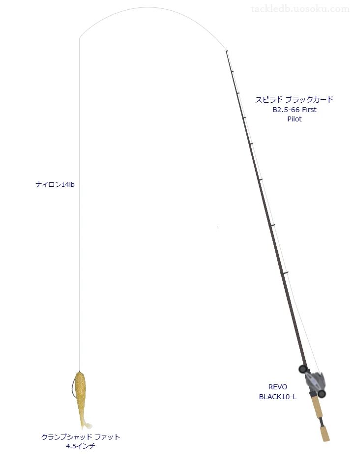 クランプシャッド ファット4.5インチのためのバス釣りタックル【インプレッション】