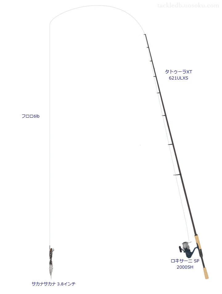 タトゥーラXT 621ULXS,ロキサーニ SP 2000SH,ワームを使うバス釣りタックル【仮想インプレ】