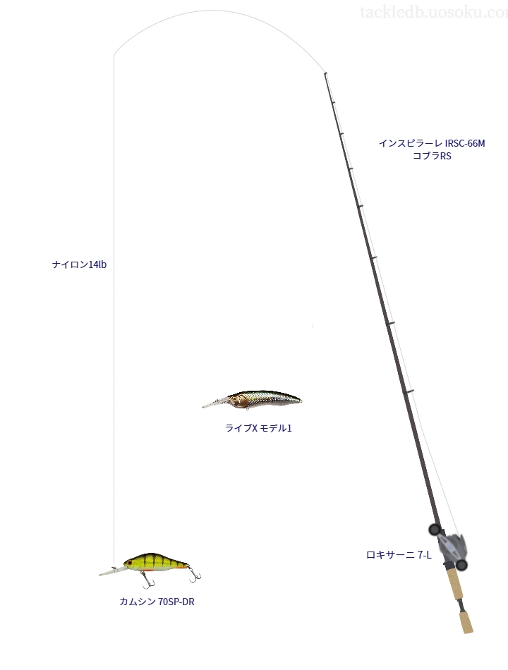 インスピラーレ IRSC-66M コブラRSとロキサーニ 7-Lを組み合わせたバスタックル【仮想インプレ】