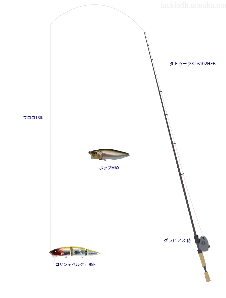 【皿小屋沼】ロザンテペルジェ 95Fを活かすバス釣りタックル【仮想インプレ】