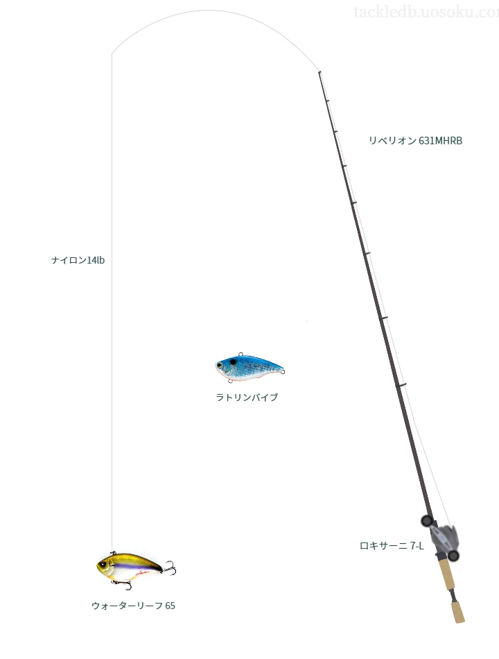 リベリオン 631MHRBとバイブレーションによるバス釣りタックル【Vインプレ】