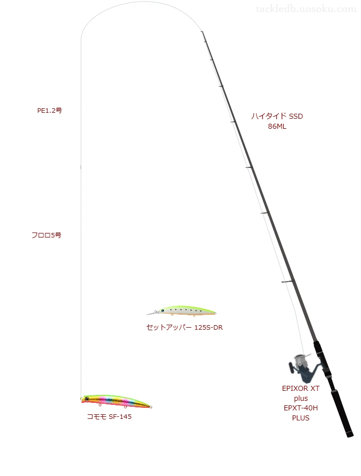 ハイタイド SSD 86MLでミノーを使うシーバスタックル【仮想インプレ】