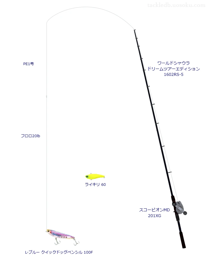 ワールドシャウラ ドリームツアーエディション 1602RS-5を使用した最強ボートシーバスタックル