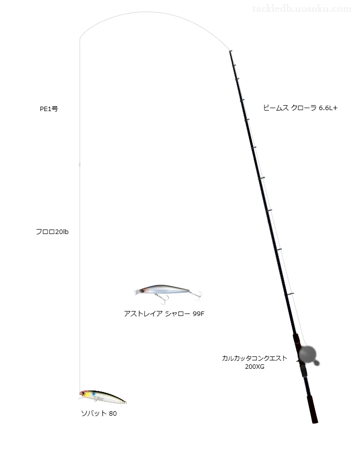 【浦ノ内湾】ソバット 80を活かすボートシーバスタックル【仮想インプレ】