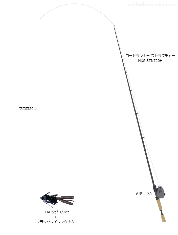 TACジグ+フラッグツインマグナムで連発