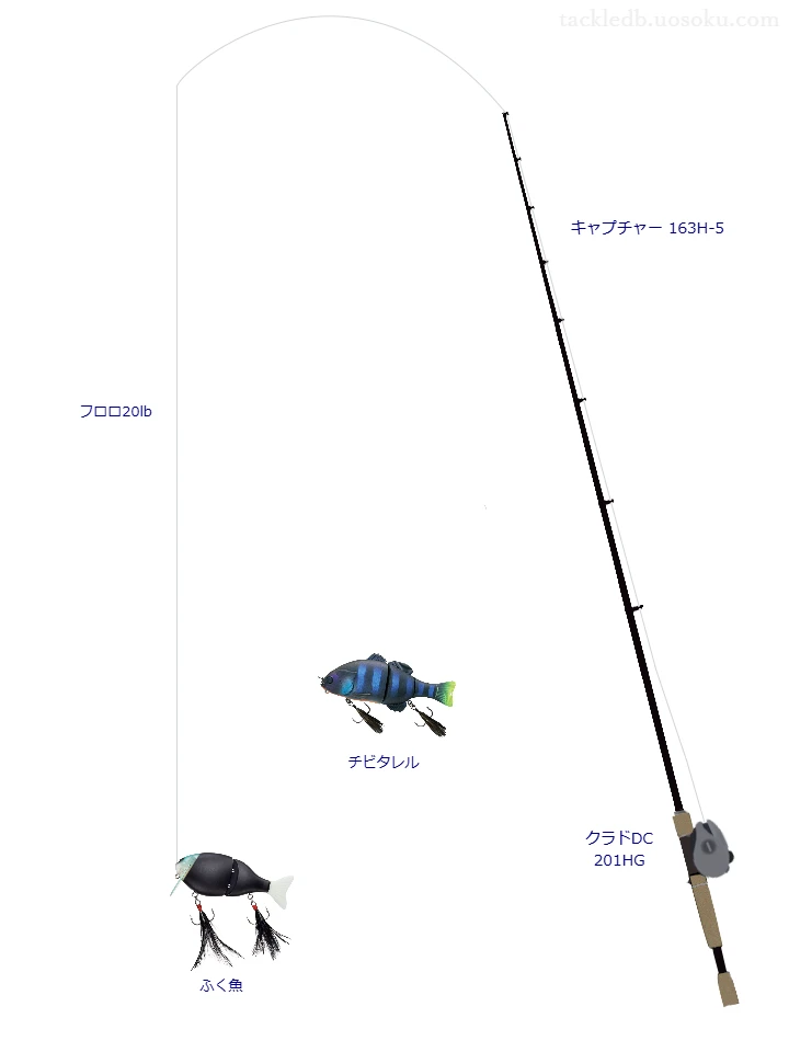 【朝日ダム】ふく魚を活かすバス釣りタックル【仮想インプレ】