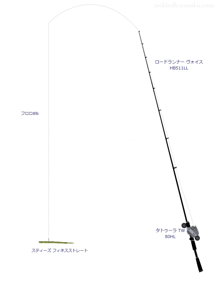 ノリーズのロードランナー ヴォイス HB511LLとタトゥーラ TW 80HLによるバス釣りタックル【仮想インプレ】