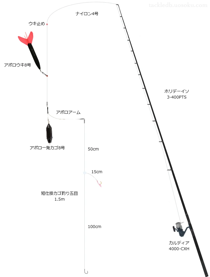 【由良海つり公園】ライトカゴ釣りタックル