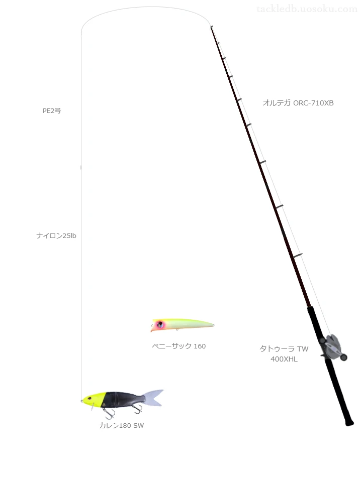 ボートシーバス×ビッグベイトのタックル情報 | 魚速タックルDB