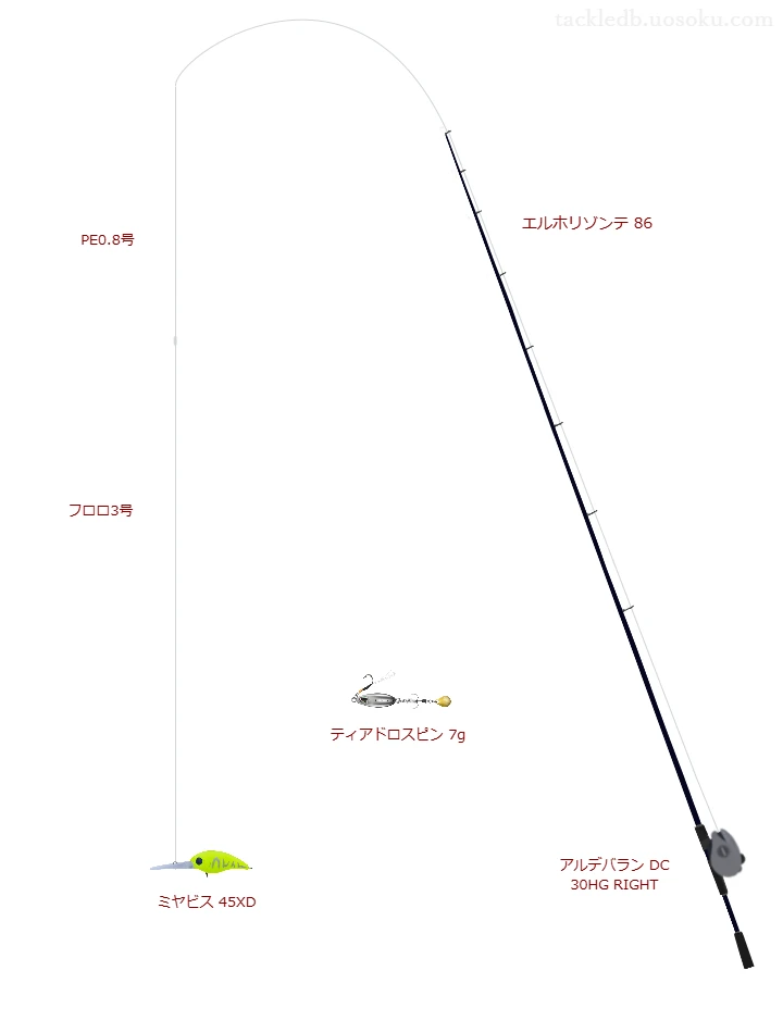 ミヤビス 45XDを使いこなすタックル【仮想インプレ】