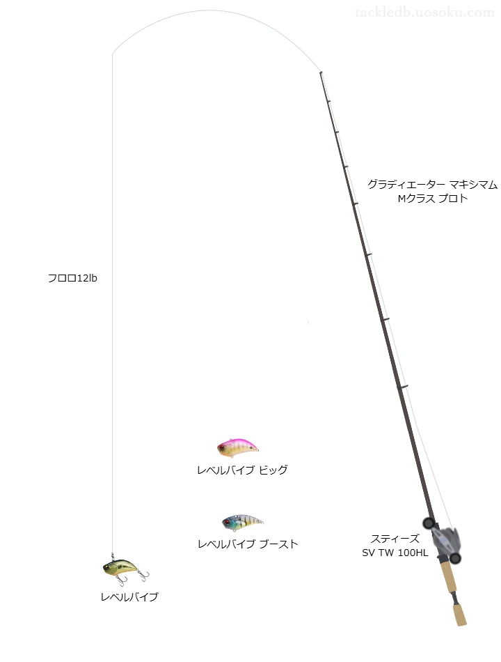 レベルバイブによる晩秋から冬のバス釣り