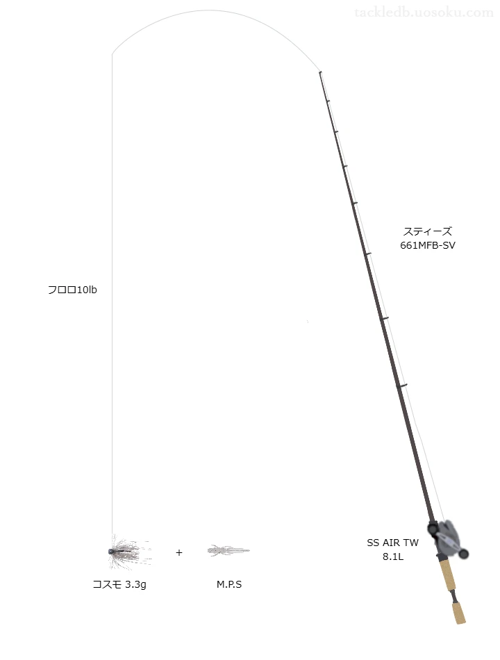 【霞ヶ浦】コスモ+MPS用タックル