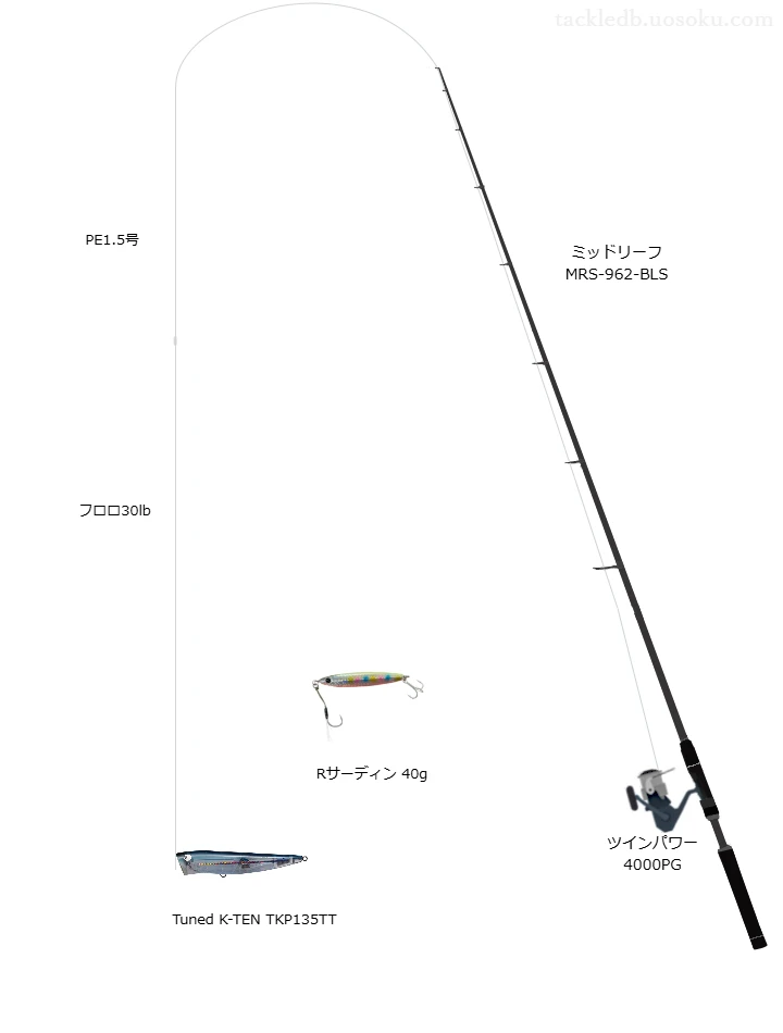 ショアジギング×ツインパワーのタックル情報 | 魚速タックルDB