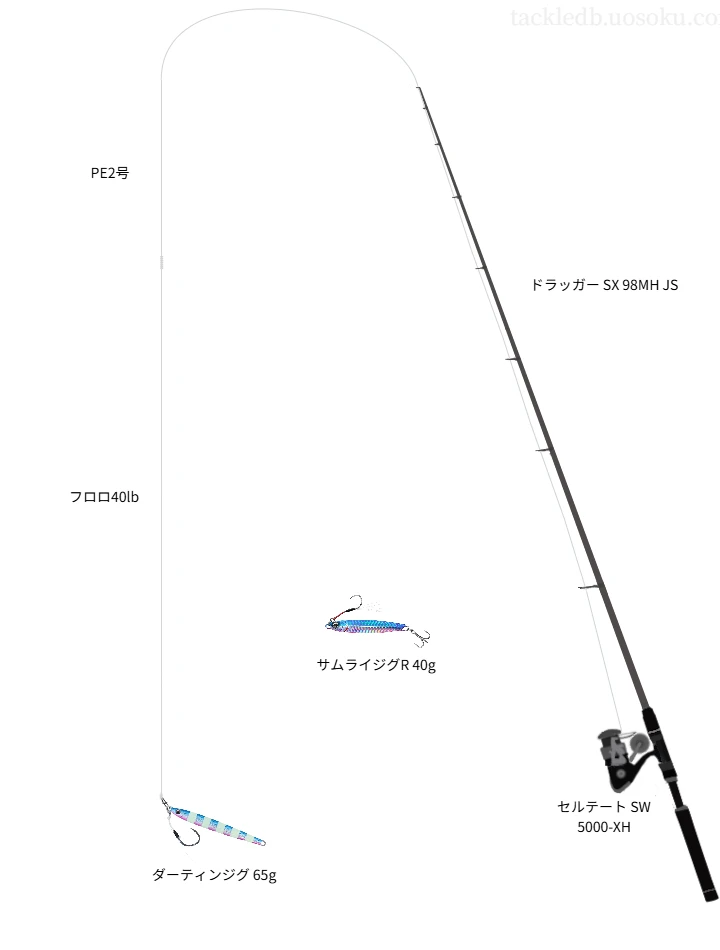 ショアジギング×DAIWAのロッドのタックル情報 | 魚速タックルDB