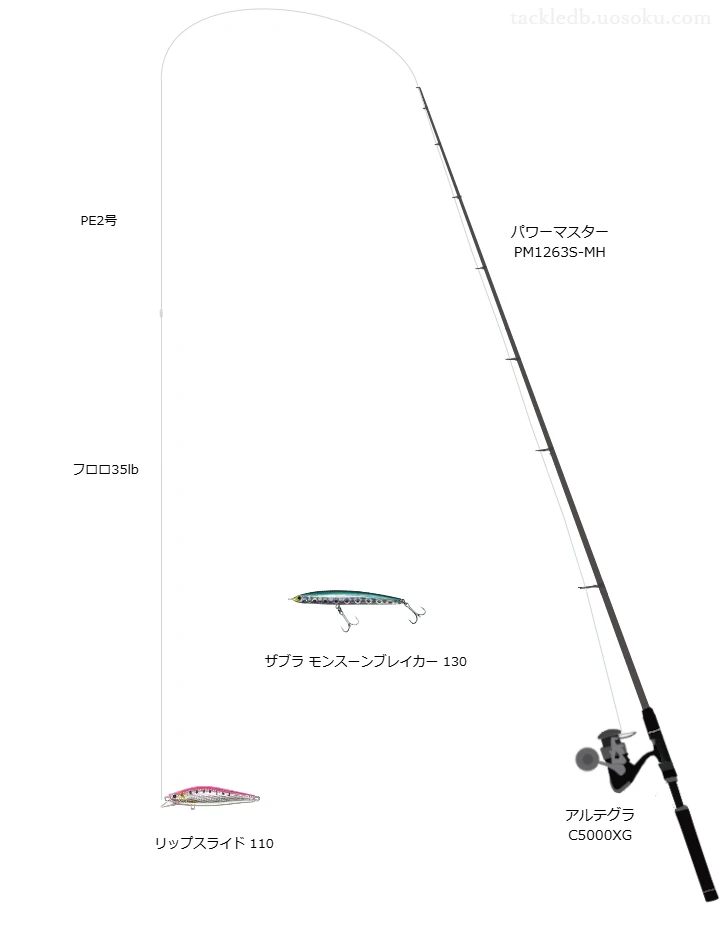 リップスライド 110を使いこなすタックル【仮想インプレ】